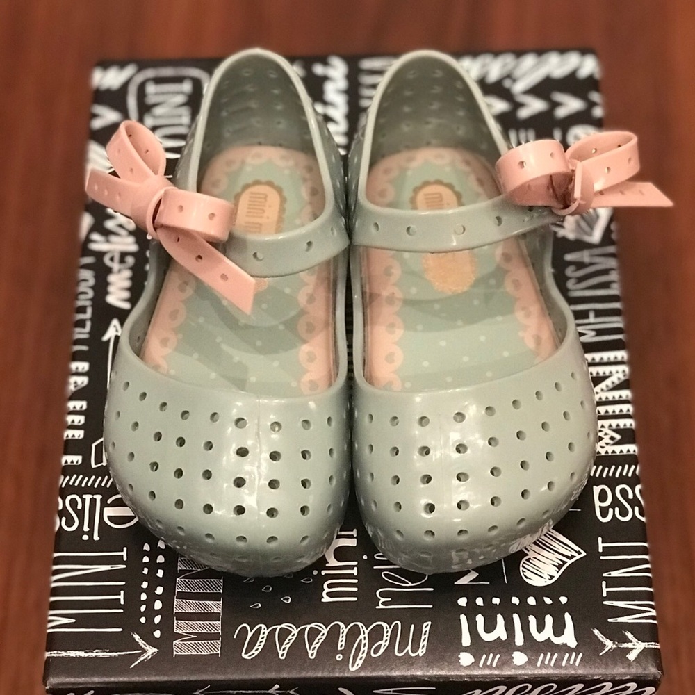 Mini Melissa Furadinha x Mary Jane Flats - Size 5